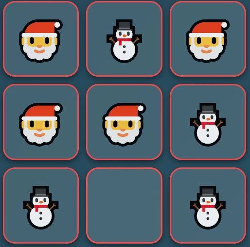 Christmas Tic Tac Toe